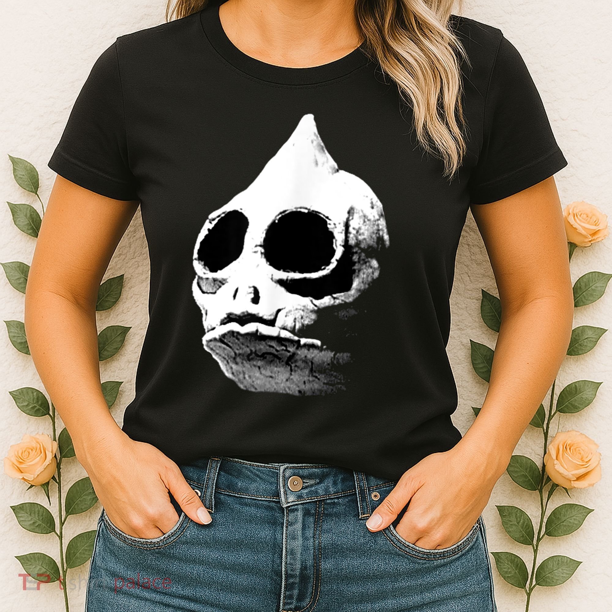 Retro Sleestak Reptilian Skull Graphic Women's T-Shirt
