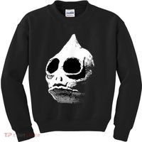 Retro Sleestak Reptilian Skull Graphic Kids Sweatshirt thumb 0