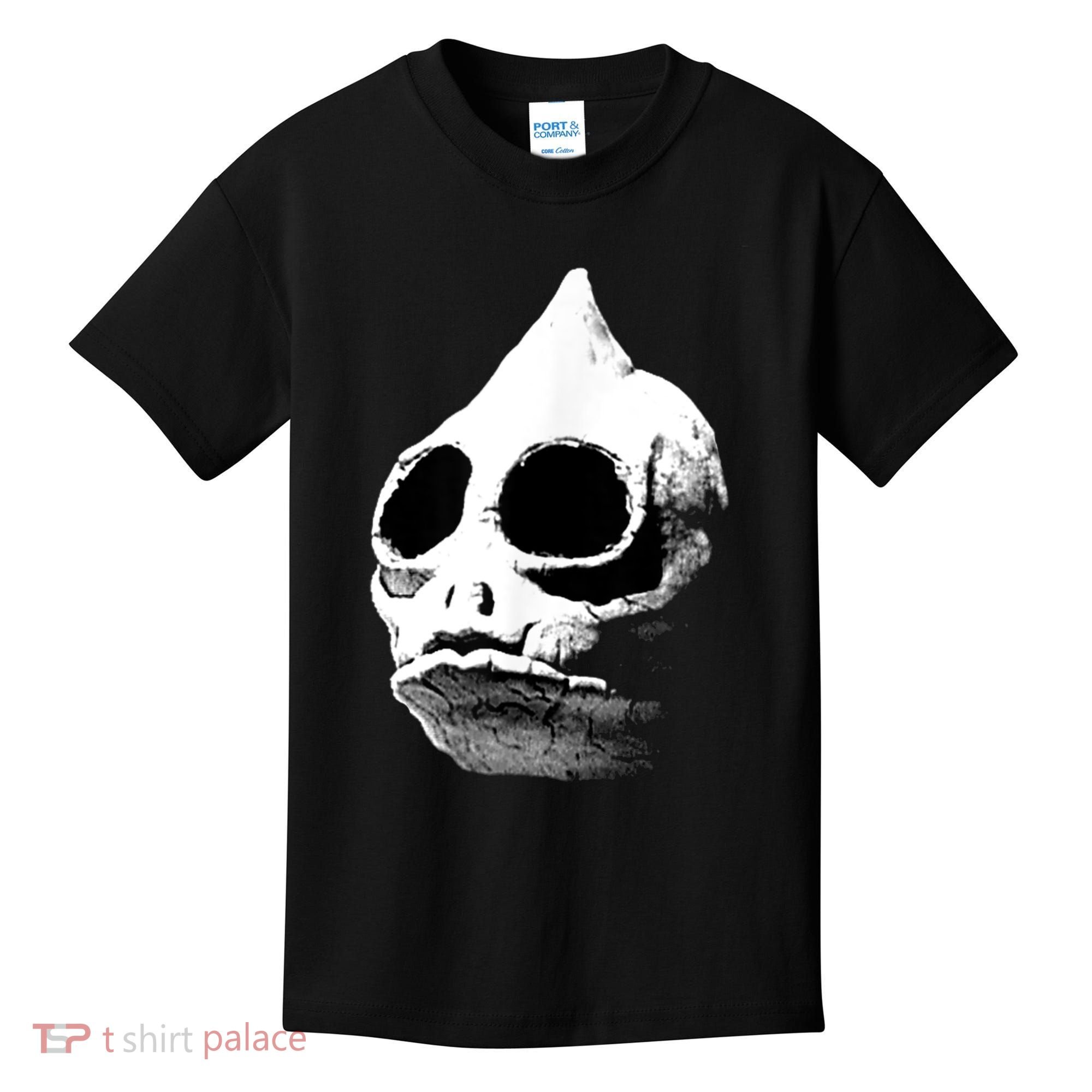Retro Sleestak Reptilian Skull Graphic Kids T-Shirt
