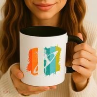 Retro Summer Surfing Gift For Girl Coffee Mug thumb 3
