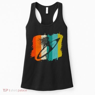 Retro Summer Surfing Gift For Girl Women's Tank Top