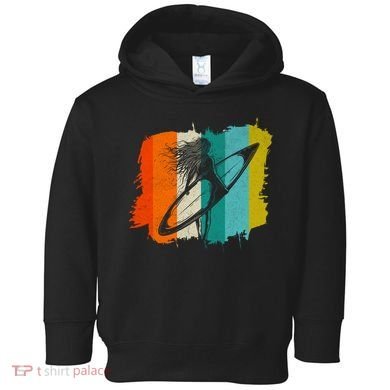 Retro Summer Surfing Gift For Girl Toddler Hoodie