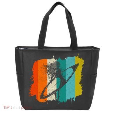 Retro Summer Surfing Gift For Girl Tote Bag