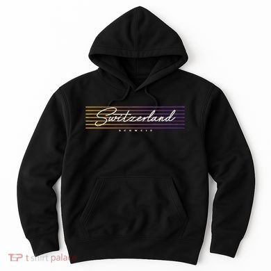 Retro Style Switzerland Hoodie