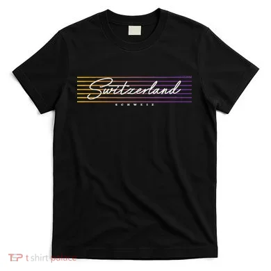 Retro Style Switzerland T-Shirt