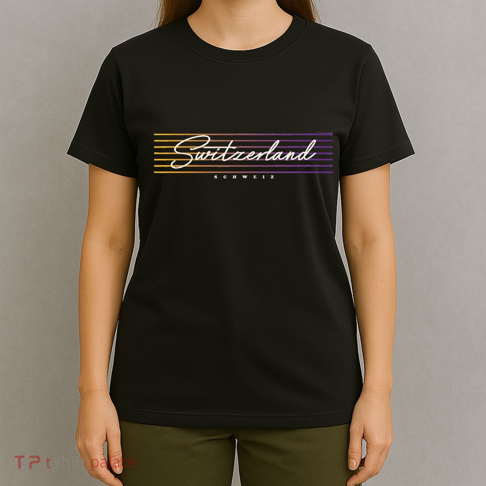 Retro Style Switzerland T-Shirt