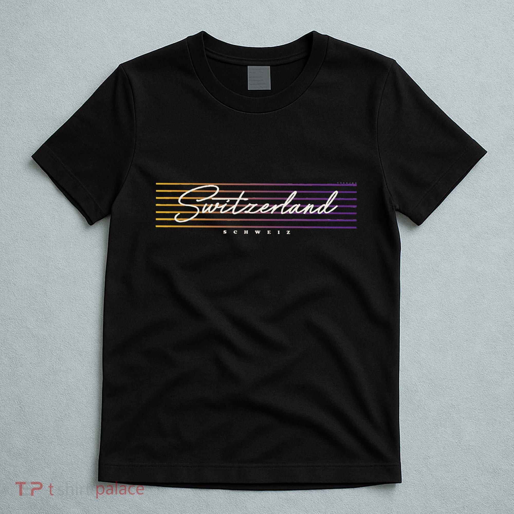 Retro Style Switzerland T-Shirt