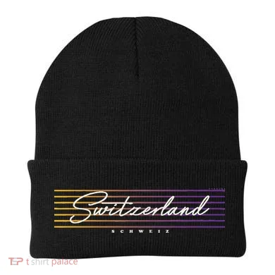 Retro Style Switzerland Beanie