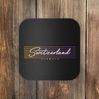 Retro Style Switzerland Coaster thumb 0