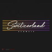 Retro Style Switzerland Mousepad thumb 1
