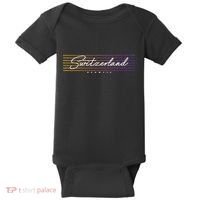 Retro Style Switzerland Baby Bodysuit thumb 0
