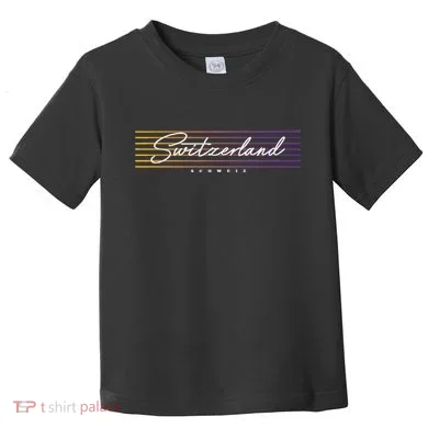 Retro Style Switzerland Toddler T-Shirt