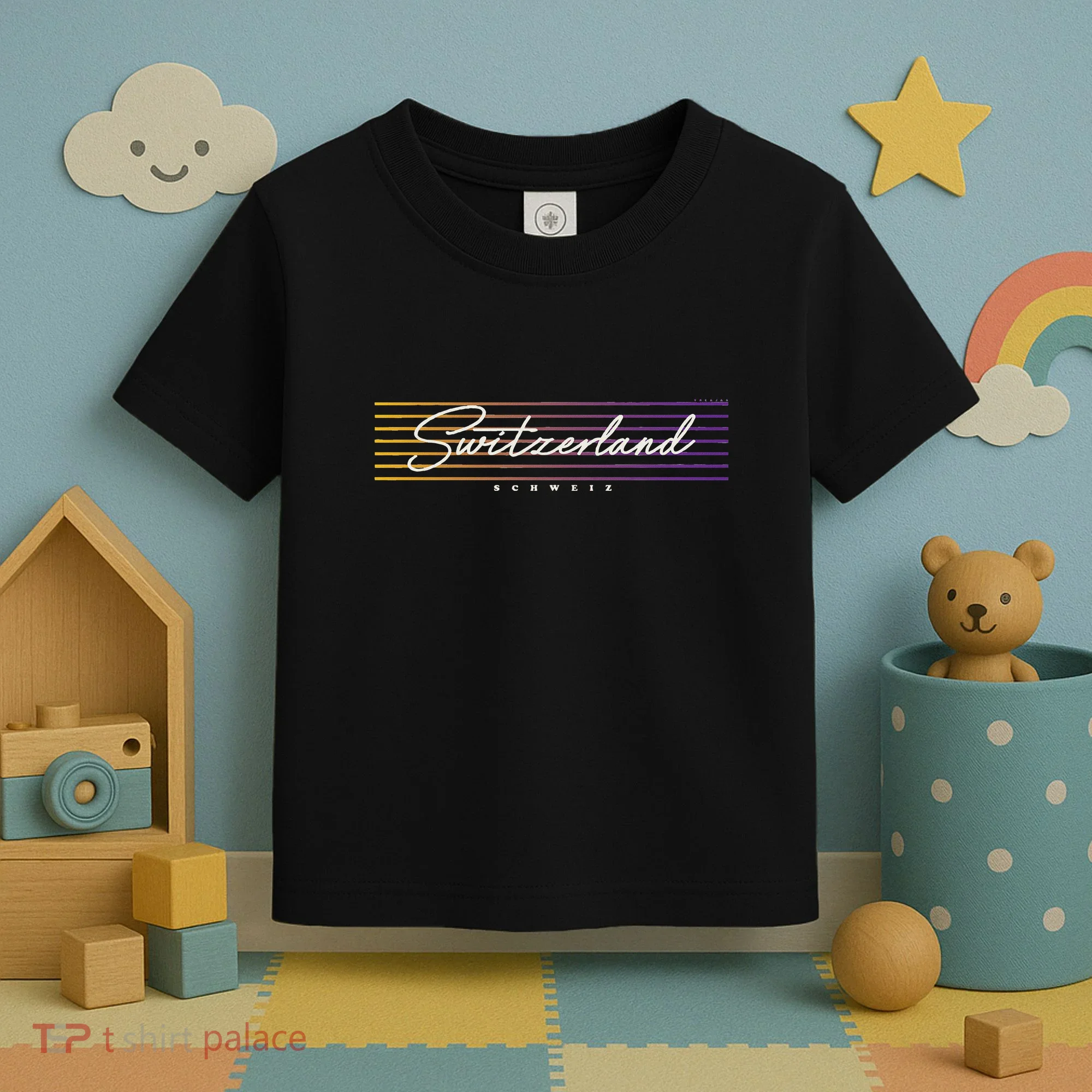 Retro Style Switzerland Toddler T-Shirt