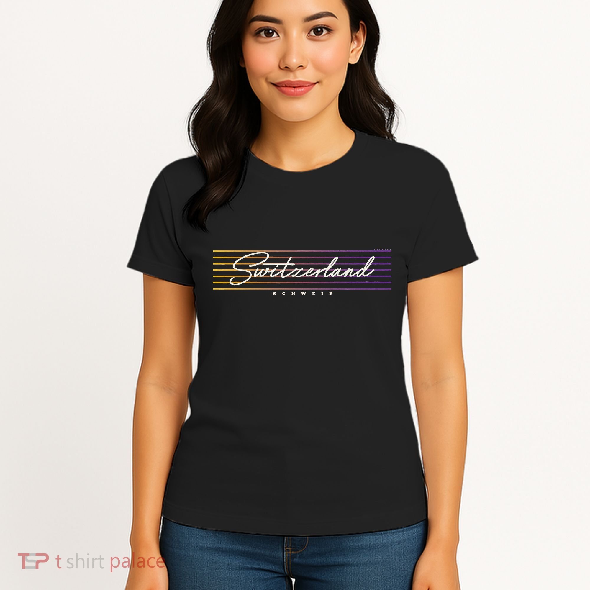 Retro Style Switzerland Women's T-Shirt
