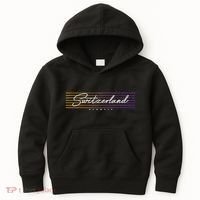 Retro Style Switzerland Kids Hoodie thumb 0