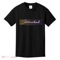 Retro Style Switzerland Kids T-Shirt thumb 0