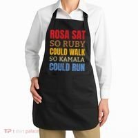 Rosa Sat So Ruby Could Walk So Kamala Black History Apron thumb 2