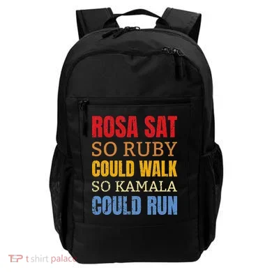 Rosa Sat So Ruby Could Walk So Kamala Black History Backpack
