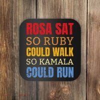 Rosa Sat So Ruby Could Walk So Kamala Black History Coaster thumb 0