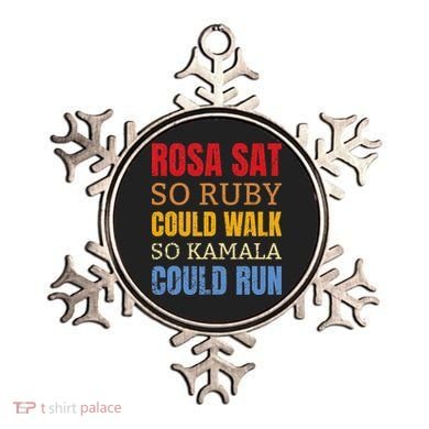 Rosa Sat So Ruby Could Walk So Kamala Black History Ornament