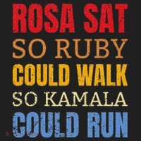 Rosa Sat So Ruby Could Walk So Kamala Black History Golf Towel thumb 3