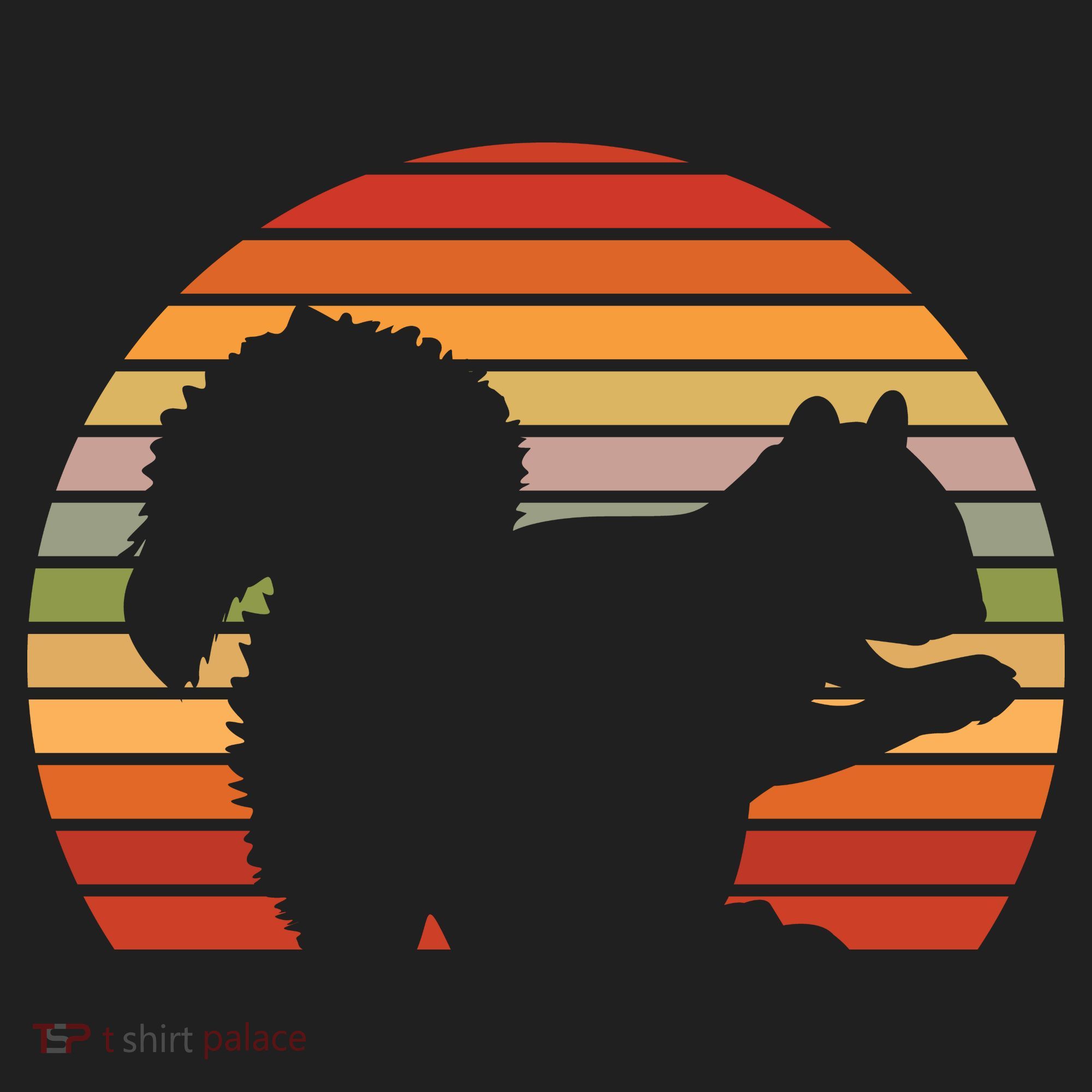 Retro Squirrel Silhouette Women's Sweatshirt