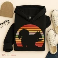 Retro Squirrel Silhouette Hoodie thumb 4
