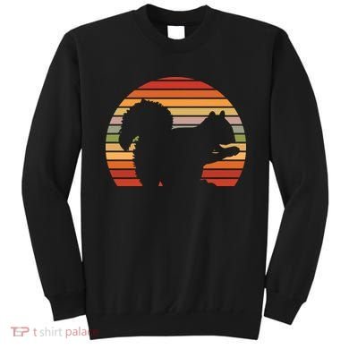 Retro Squirrel Silhouette Sweatshirt