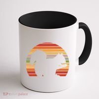 Retro Squirrel Silhouette Coffee Mug thumb 1