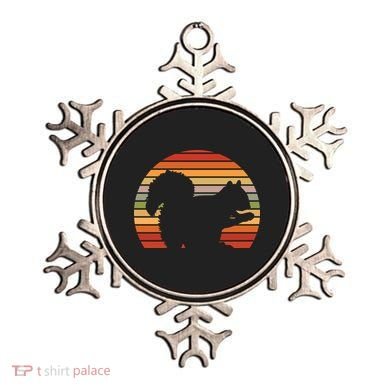 Retro Squirrel Silhouette Ornament