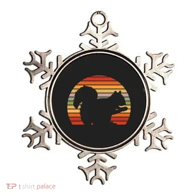 Retro Squirrel Silhouette Ornament