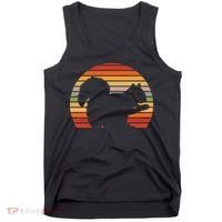 Retro Squirrel Silhouette Tank Top thumb 0