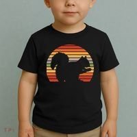 Retro Squirrel Silhouette Toddler T-Shirt thumb 2