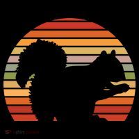 Retro Squirrel Silhouette Toddler T-Shirt thumb 4