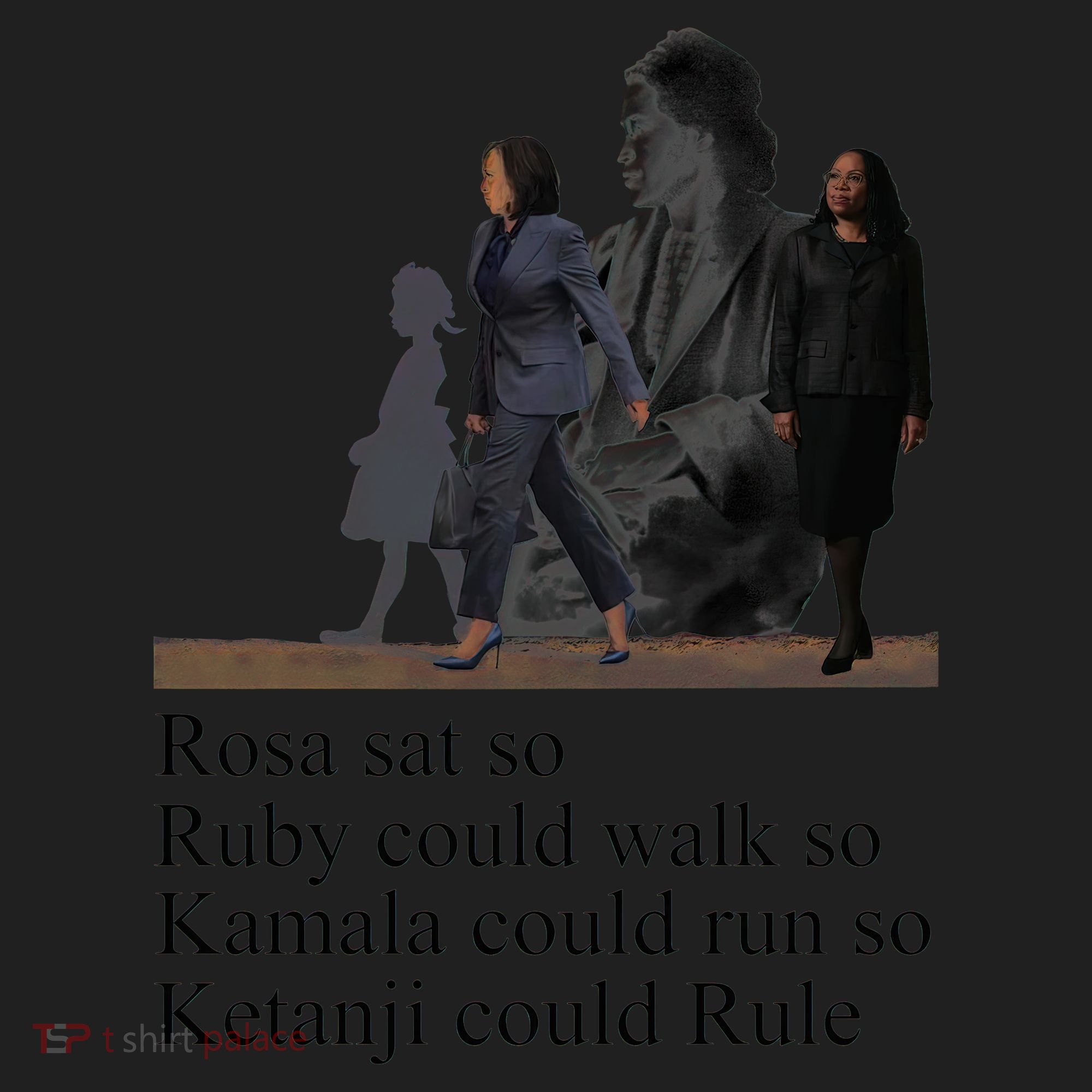 Rosa Sat So Ruby Could Walk So Kamala Could Run So Ketanji Could Rule Women's Sweatshirt