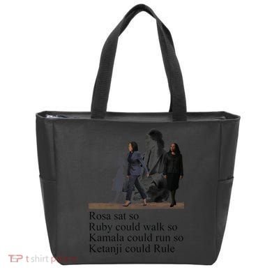 Rosa Sat So Ruby Could Walk So Kamala Could Run So Ketanji Could Rule Tote Bag
