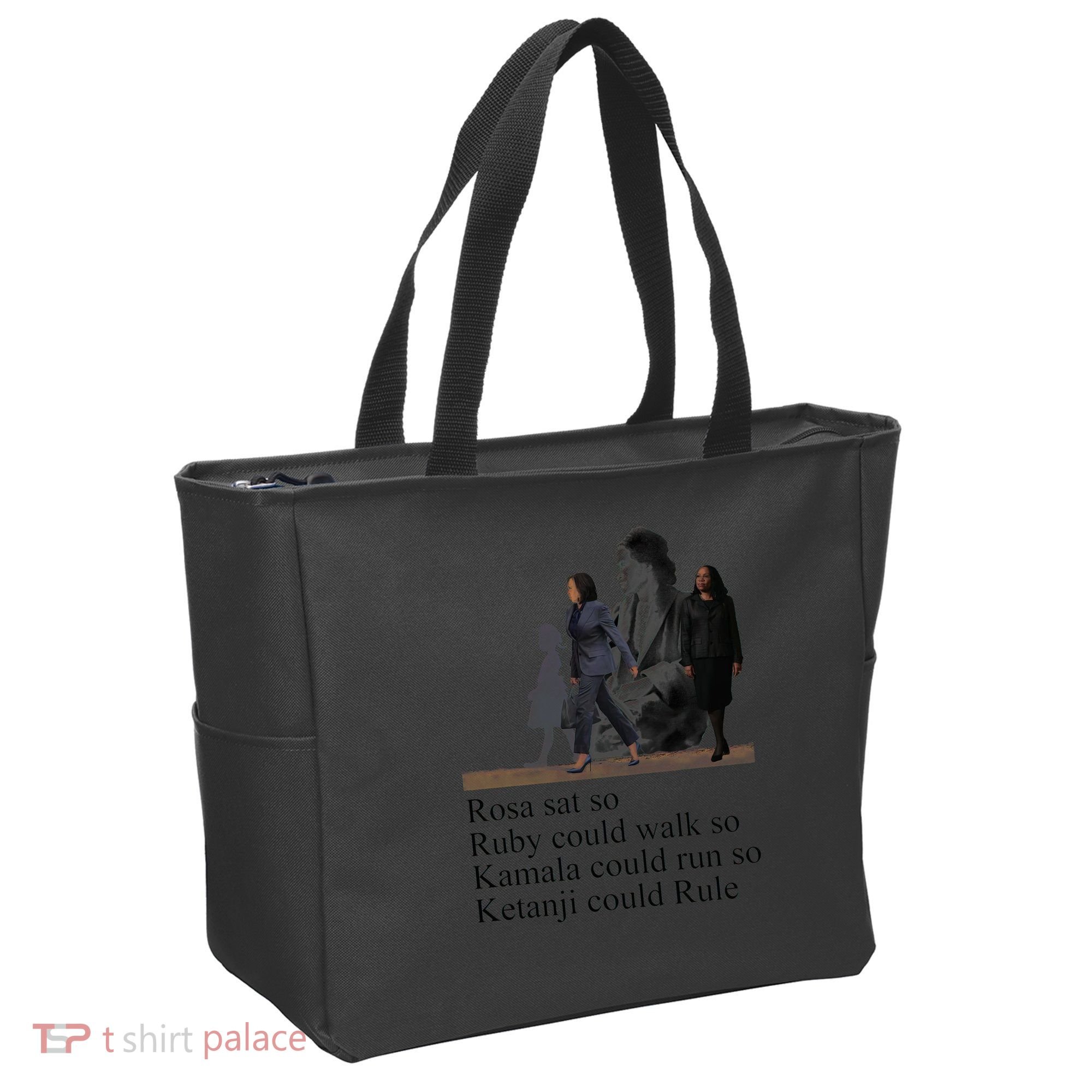 Rosa Sat So Ruby Could Walk So Kamala Could Run So Ketanji Could Rule Tote Bag