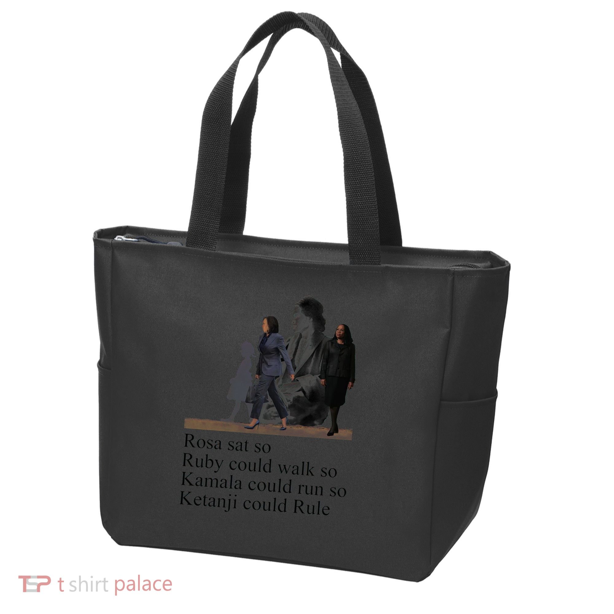 Rosa Sat So Ruby Could Walk So Kamala Could Run So Ketanji Could Rule Tote Bag