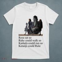 Rosa Sat So Ruby Could Walk So Kamala Could Run So Ketanji Could Rule T-Shirt thumb 5