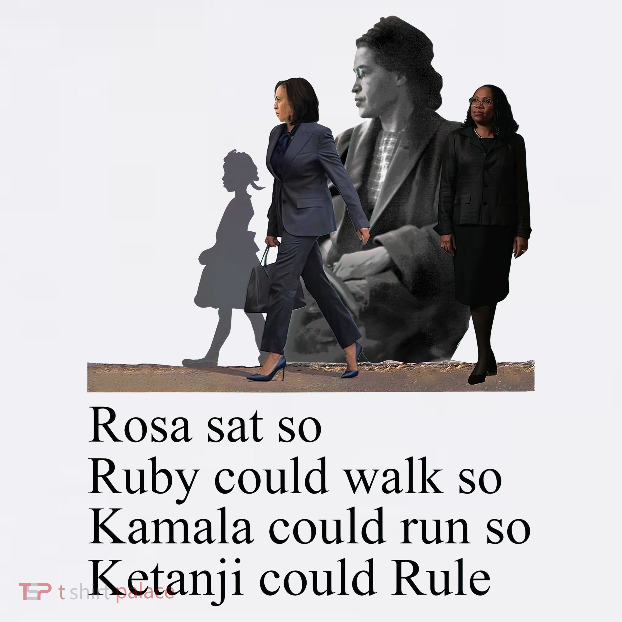 Rosa Sat So Ruby Could Walk So Kamala Could Run So Ketanji Could Rule Visor