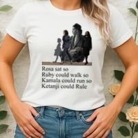 Rosa Sat So Ruby Could Walk So Kamala Could Run So Ketanji Could Rule Women's T-Shirt thumb 2