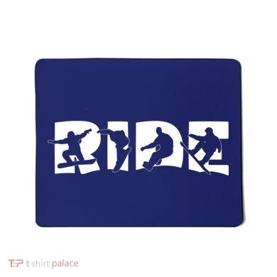 RIDE Snowboard Snowboarding Gift, Snowboarding Mousepad