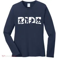 RIDE Snowboard Snowboarding Gift, Snowboarding Women's Long Sleeve Shirt thumb 0