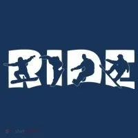 RIDE Snowboard Snowboarding Gift, Snowboarding Kids Long Sleeve Shirt thumb 2