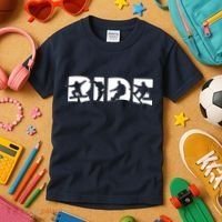 RIDE Snowboard Snowboarding Gift, Snowboarding Kids T-Shirt thumb 3