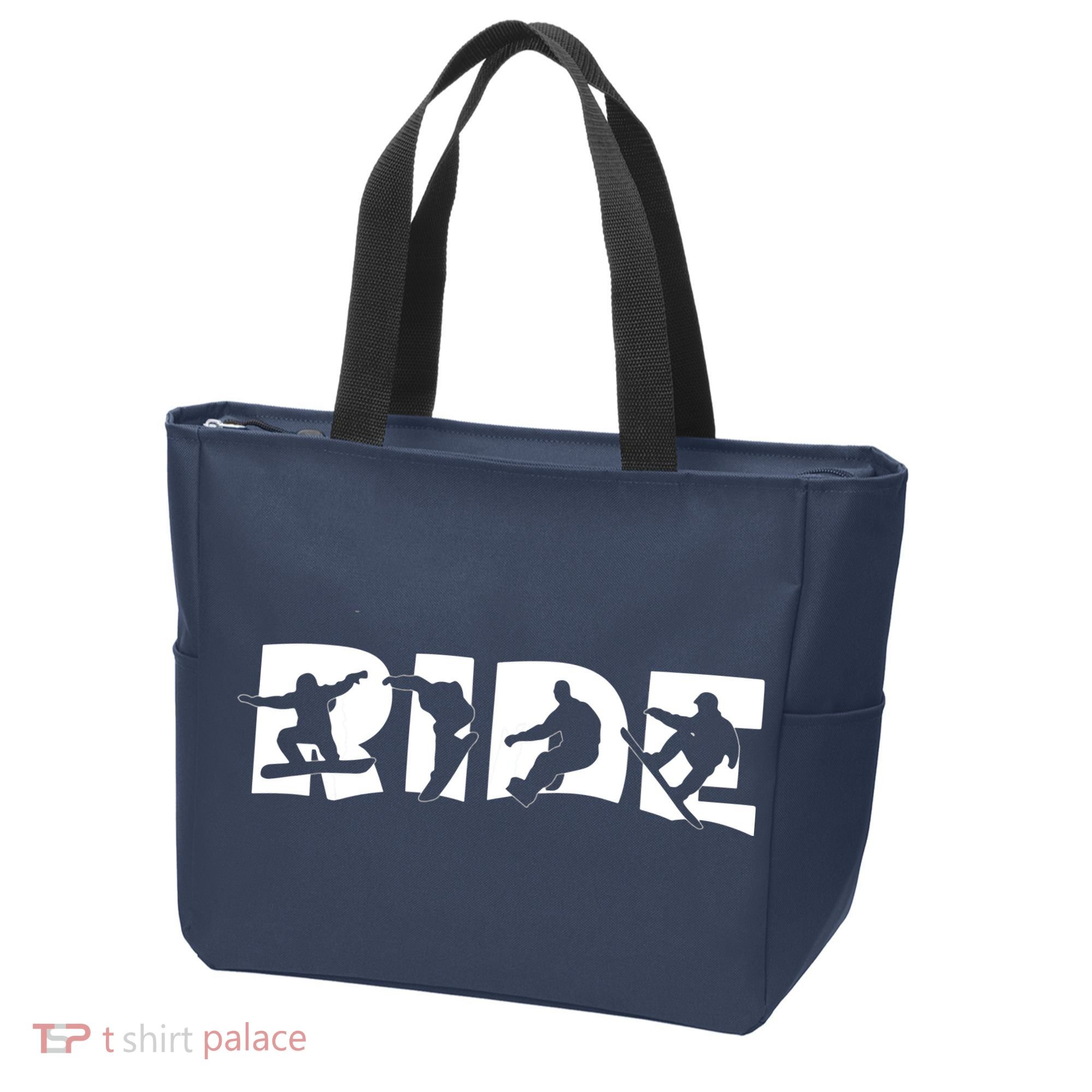 RIDE Snowboard Snowboarding Gift, Snowboarding Tote Bag
