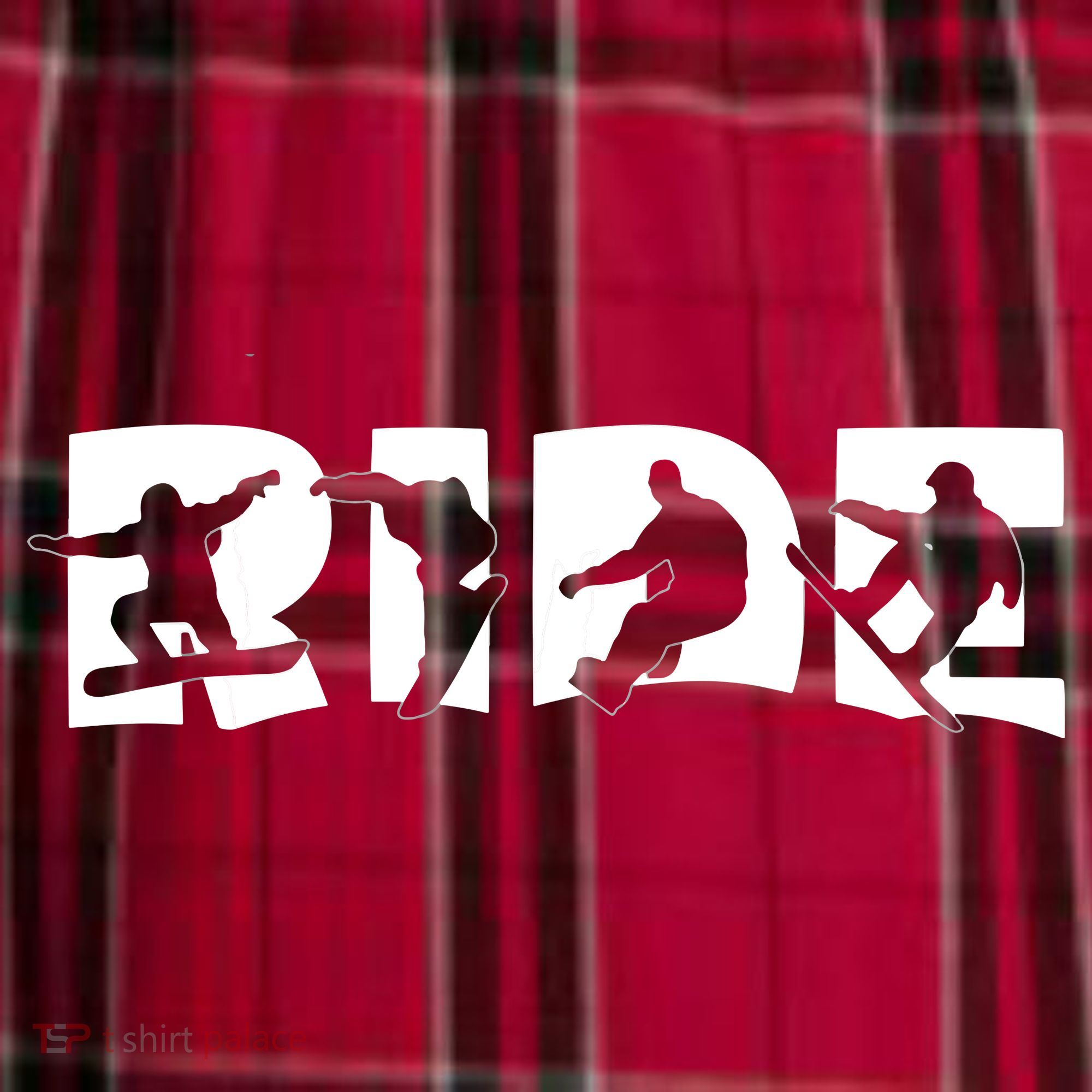 RIDE Snowboard Snowboarding Gift, Snowboarding Women's Flannel Plaid Pajama Pants