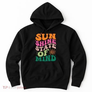 Retro Sun Shine On My Mind Vacation Hoodie