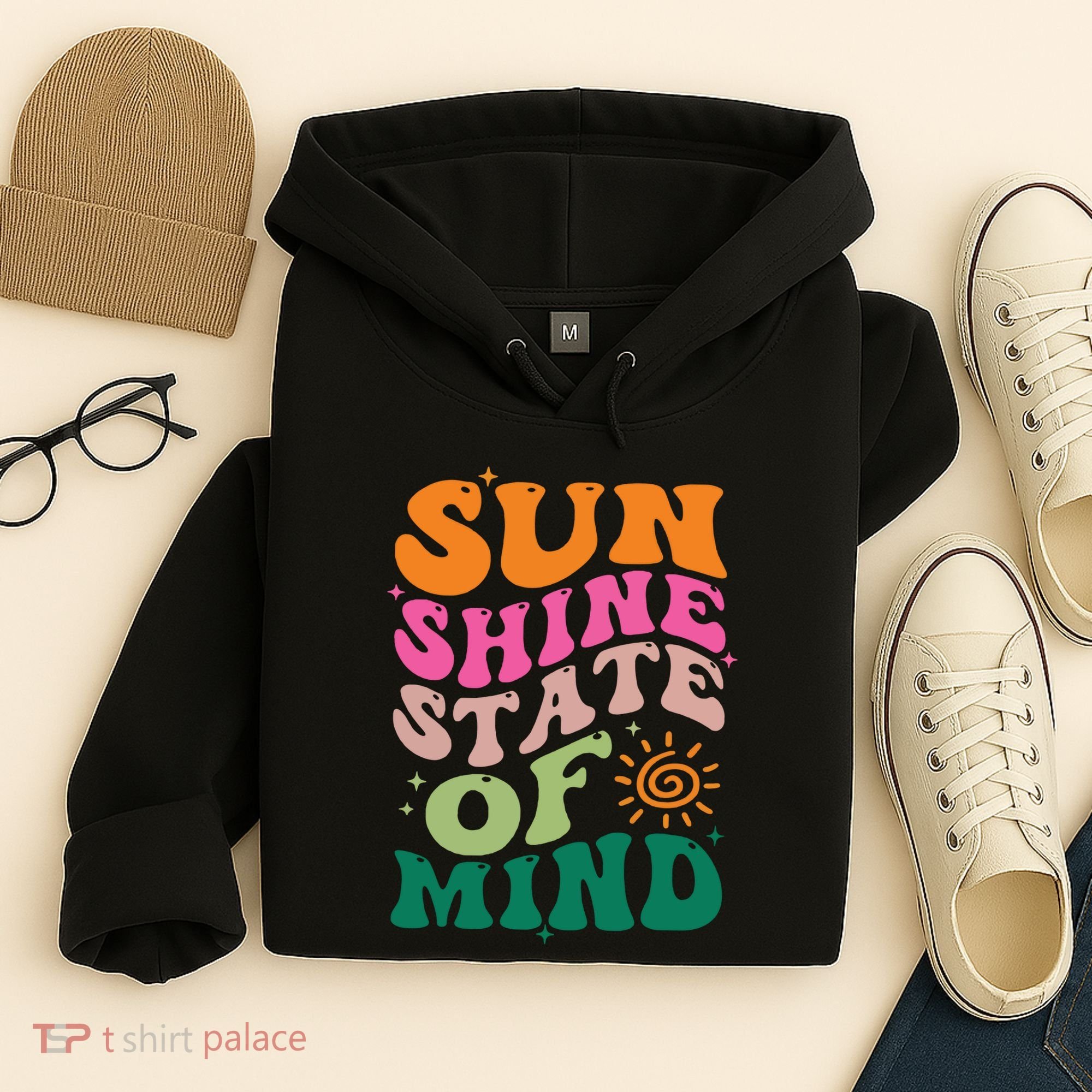 Retro Sun Shine On My Mind Vacation Hoodie