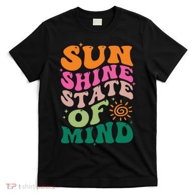 Retro Sun Shine On My Mind Vacation T-Shirt